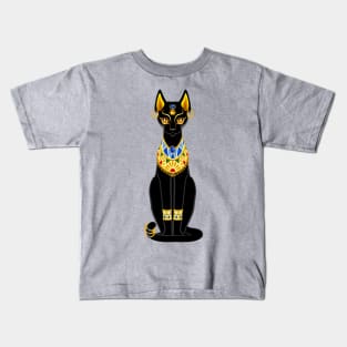 Cat Ancient Egypt Deity Sacred Animal 2 Kids T-Shirt